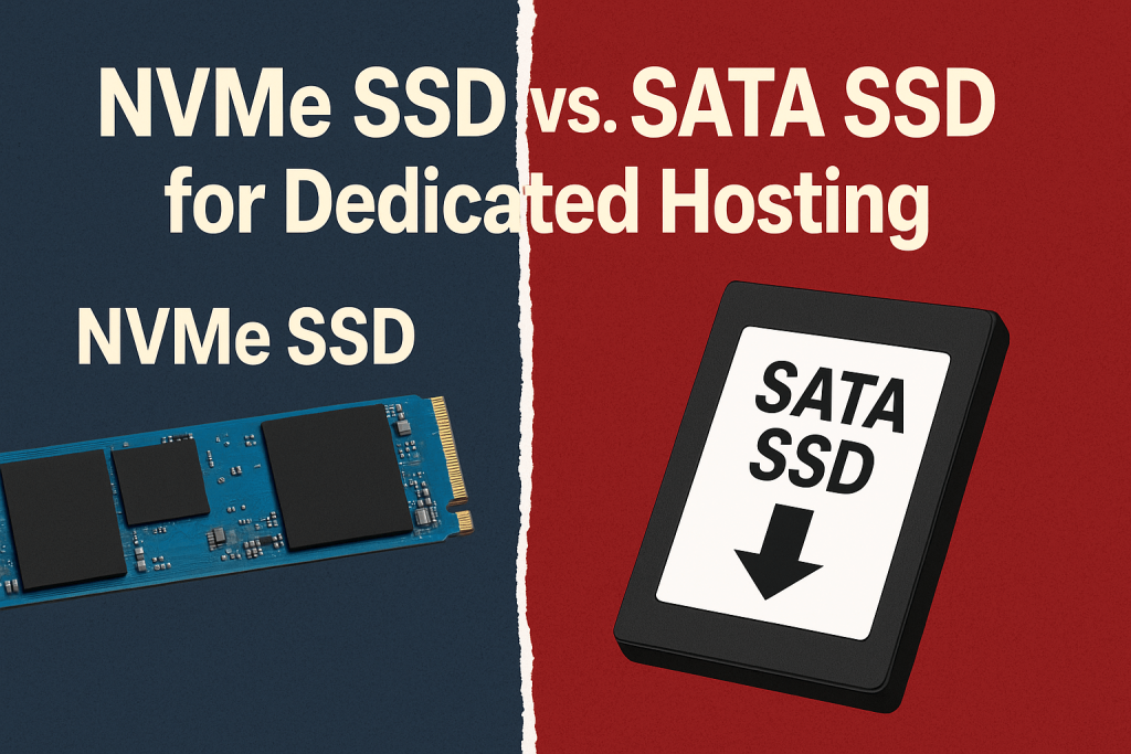 NVMe SSD vs. SATA SSD for Hosting